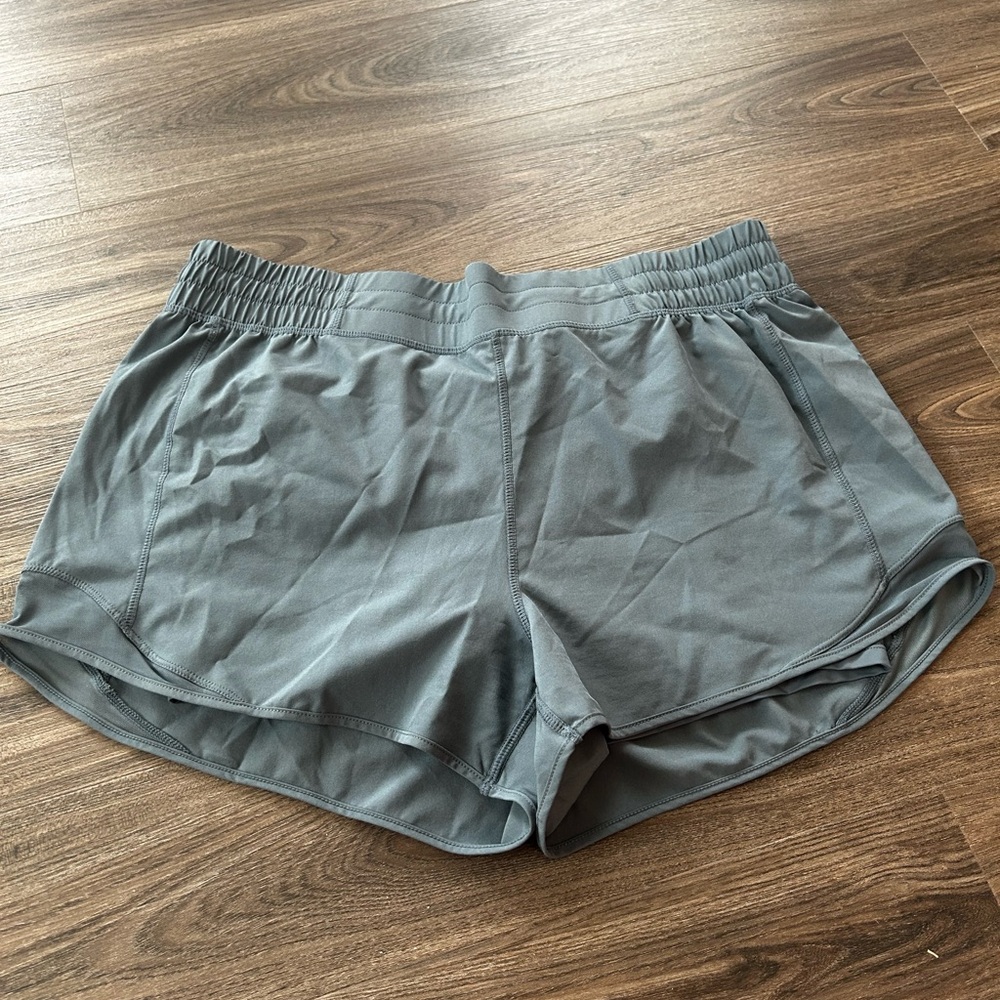 Mondetta Blue/Gray Athletic Shorts Quick-Dry Elastic Waist